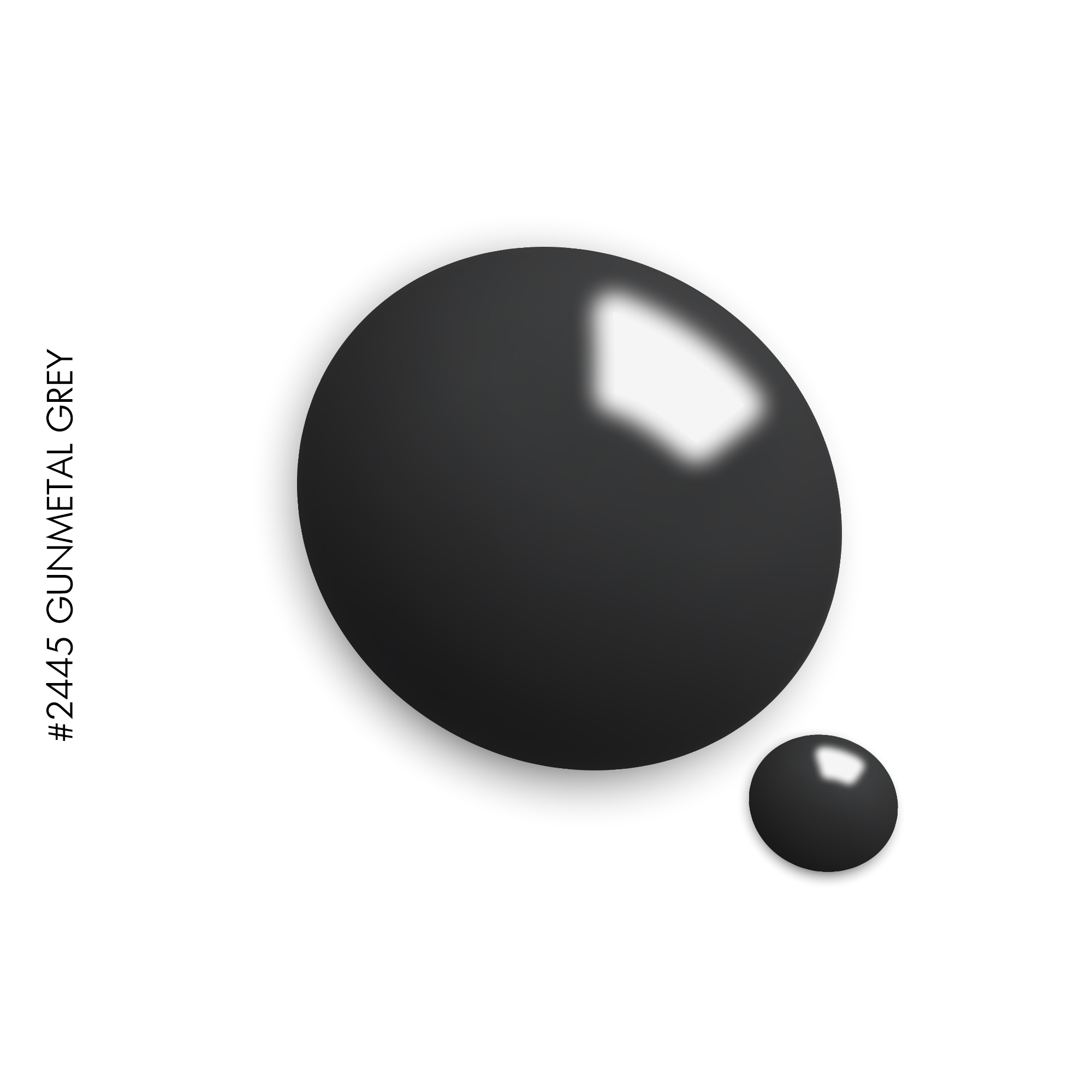 Gel It Up Russian Formula Gel Polish 2445 Gun Metal Grey