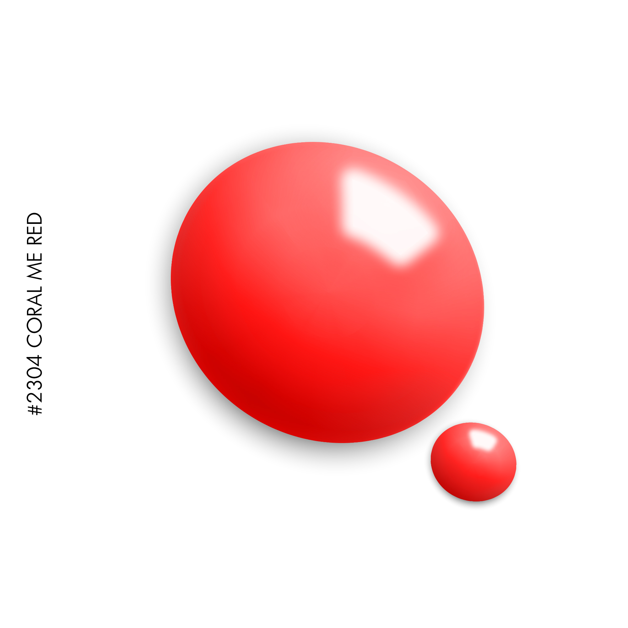 Gel It Up Russian Formula Gel Polish 2304 Coral Me Red - Image 2