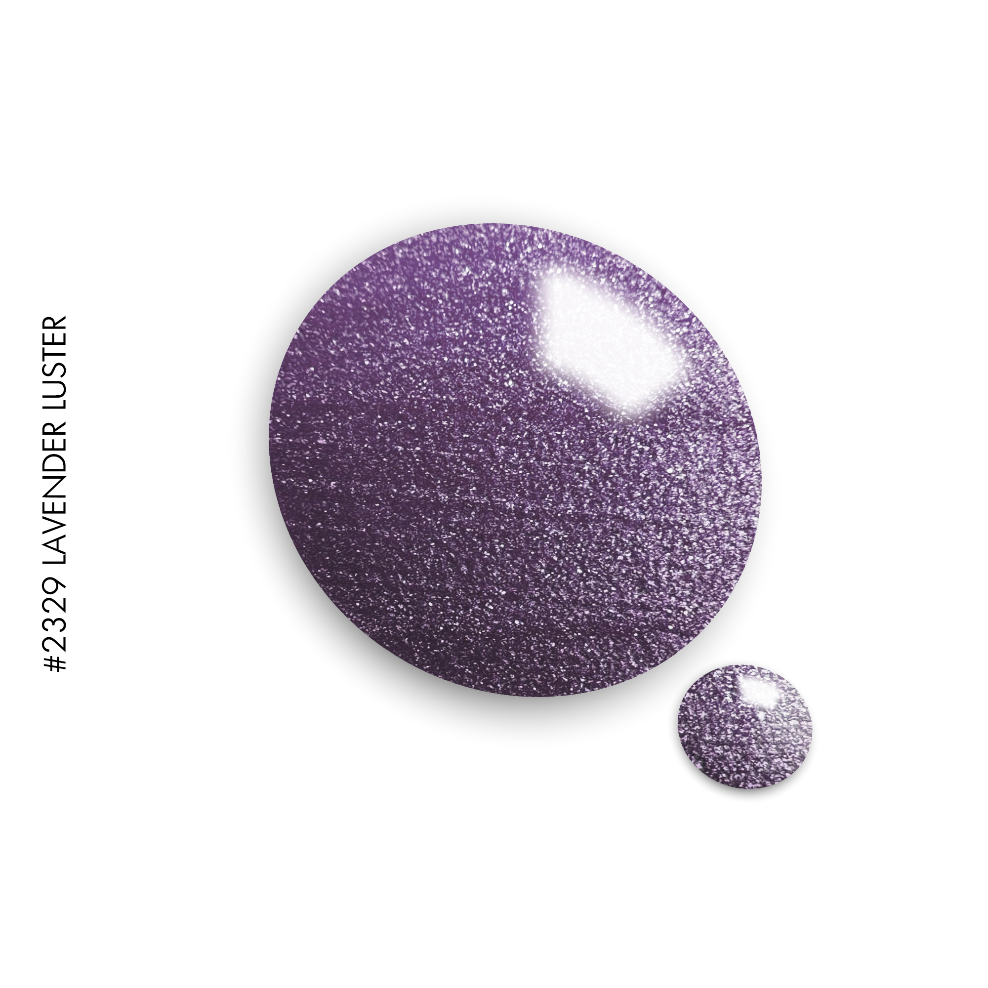 Gel It Up Glitter & Shimmer Gel Polish 2329 Lavender Luster - Image 2