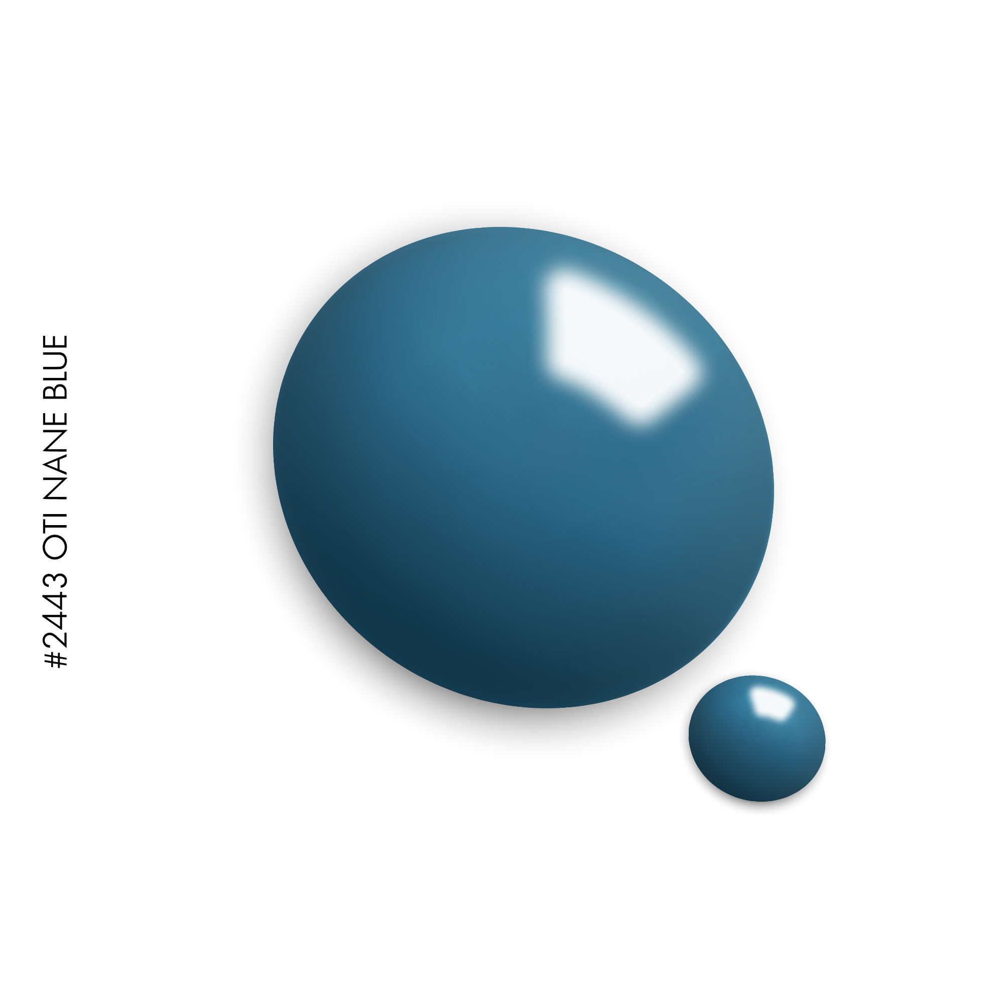 Gel It Up Russian Formula Gel Polish 2443 Oti Nane Blue - Image 2