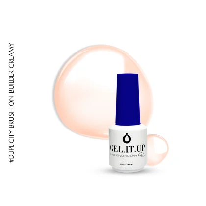 Gel It Up Duplicity Brush on Builder Creamy