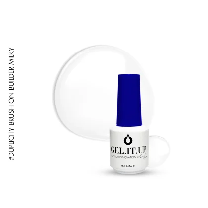 Gel It Up Duplicity Brush on Builder Milky