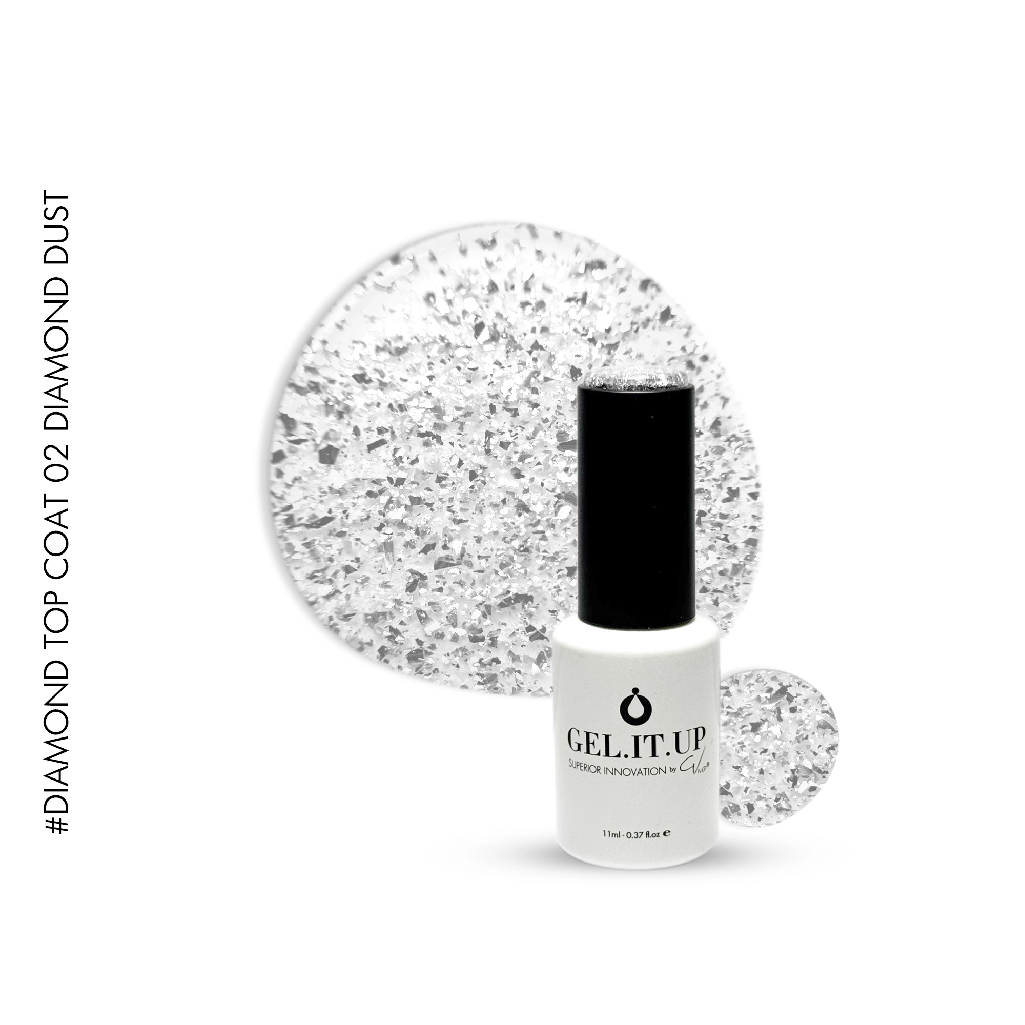 Gel It Up Diamond Top Coat 02 Diamond Dust