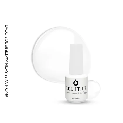 Gel It Up Non Wipe Satin Matte-Rs Top Coat
