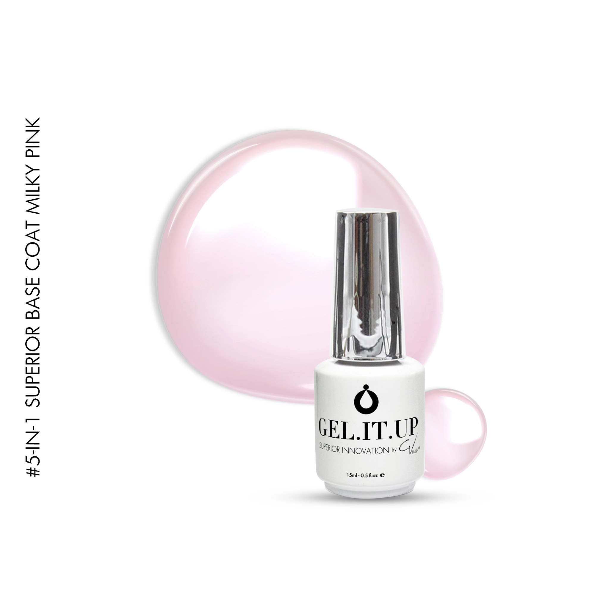 Gel It Up 5-in-1 Superior Base Coat Milky Pink