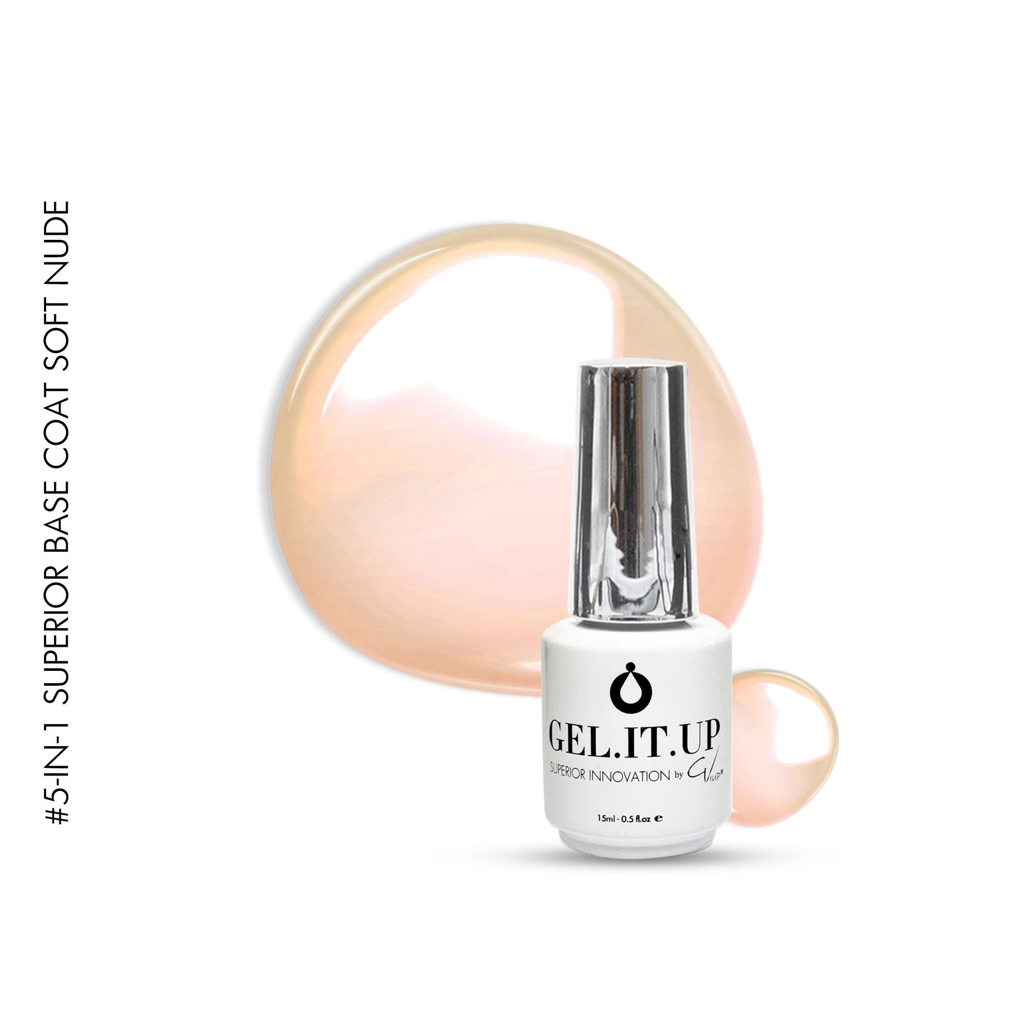 Gel It Up 5-in-1 Superior Base Coat Soft Nude