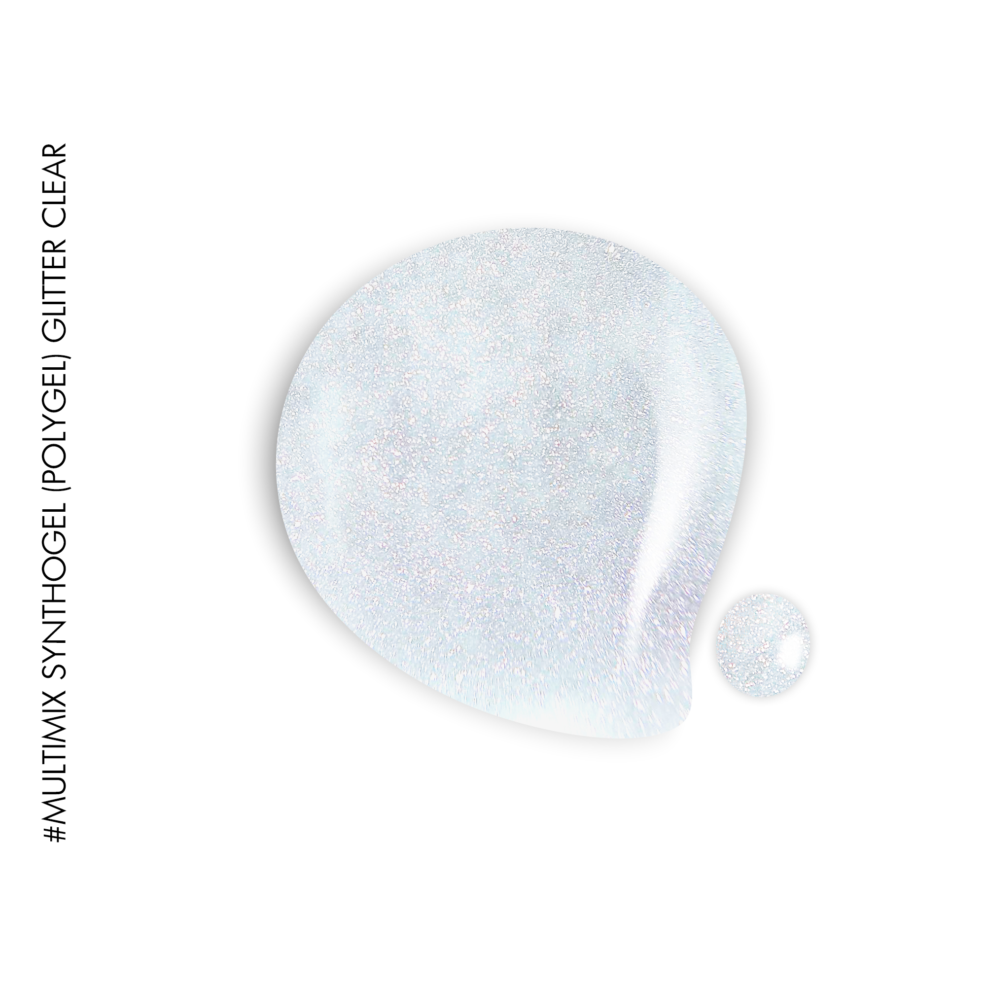Gel It Up Acrygel Glitter Clear 60ml - Image 2