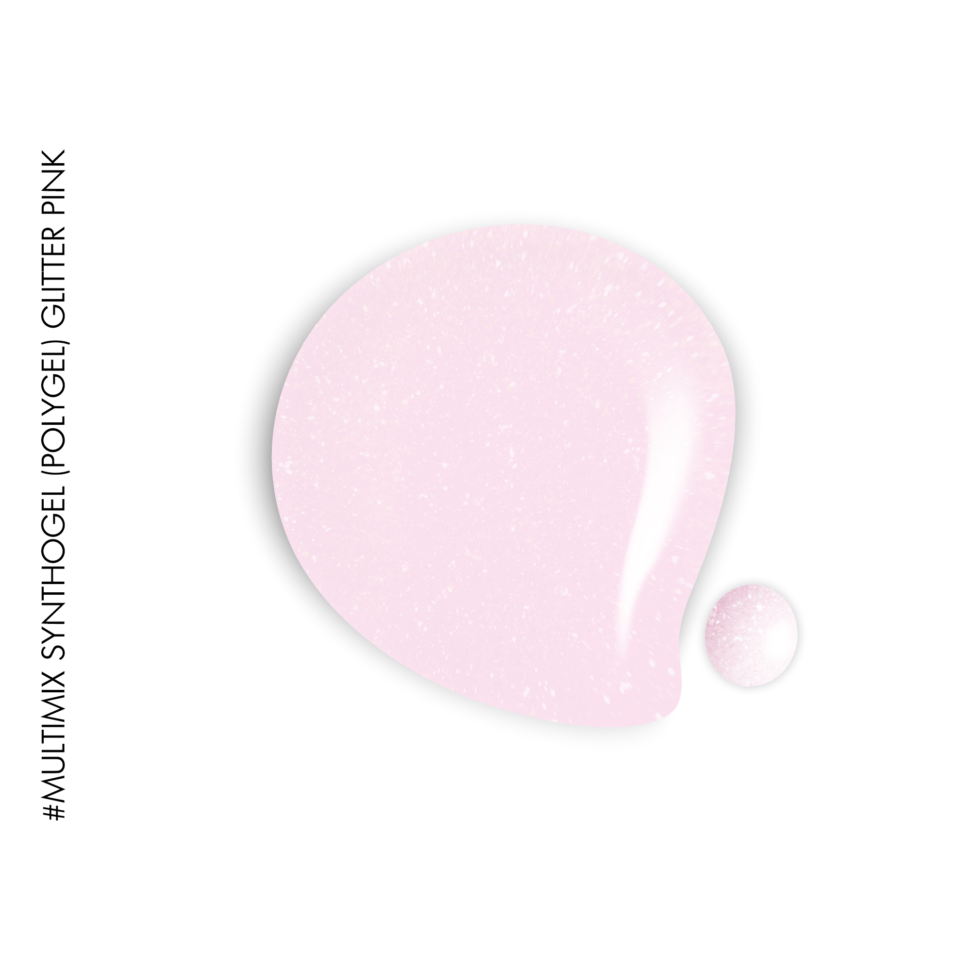 Gel It Up Acrygel Glitter Pink 60ml - Image 2