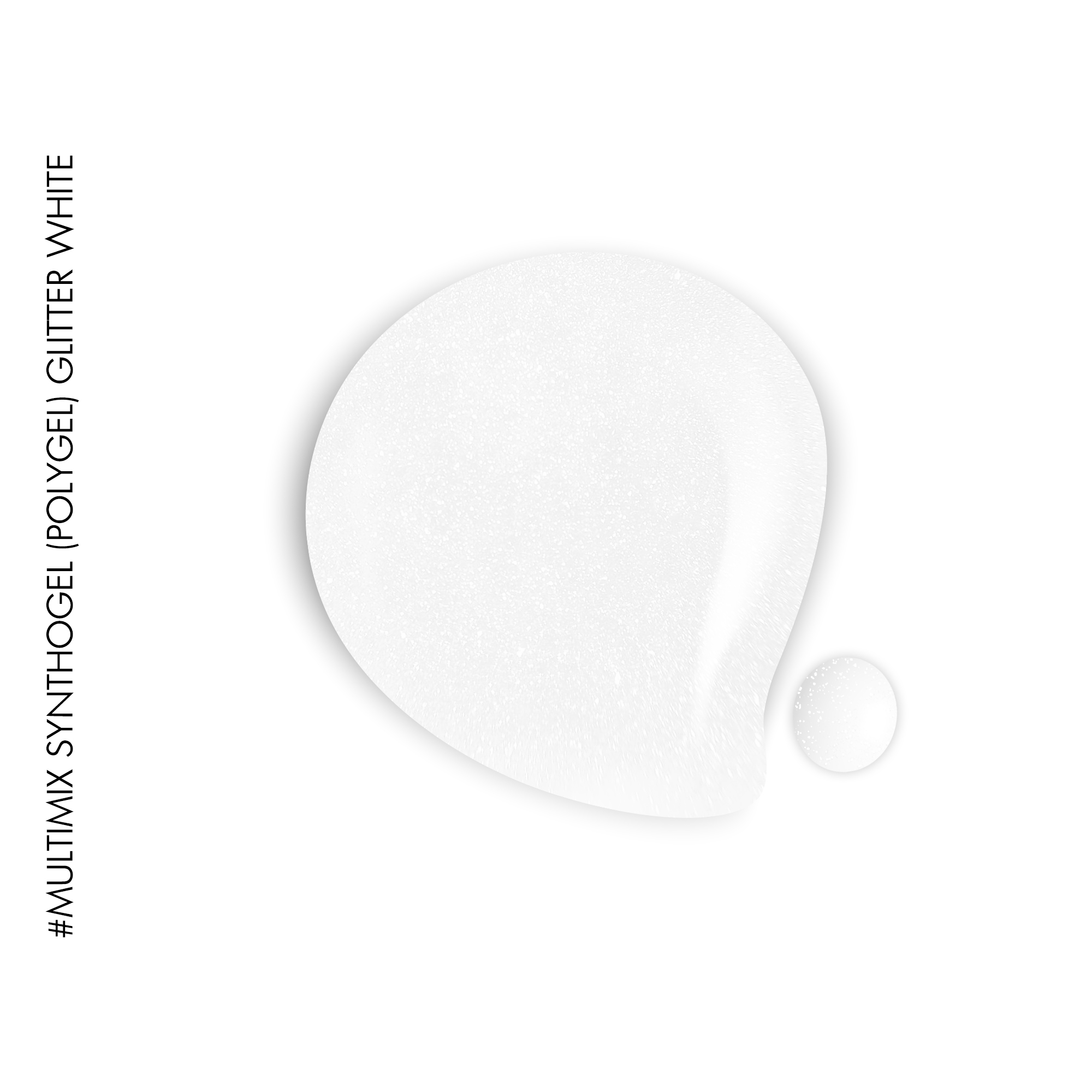 Gel It Up Acrygel Glitter White 60ml - Image 2