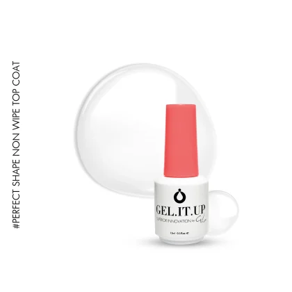 Gel It Up Perfect Shape Non Wipe Top Coat
