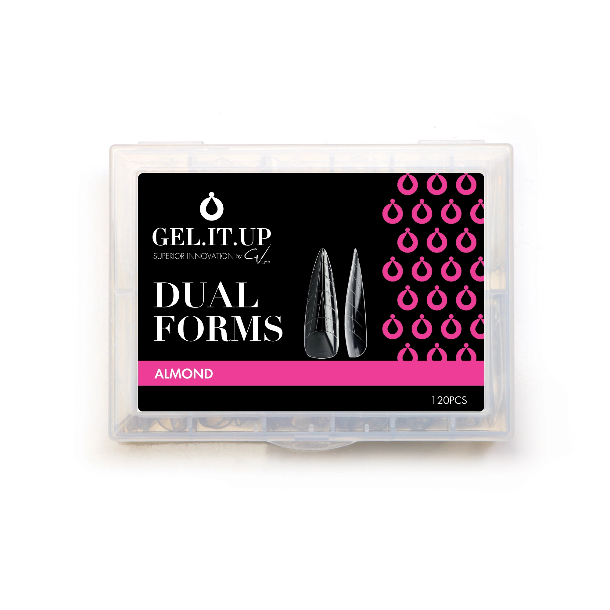 Gel Tips Soak off-Short Almond - Image 2