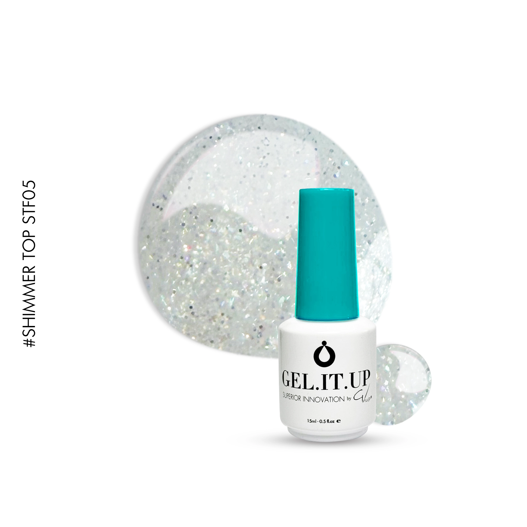 Gel It Up Russian Formula Gel Polish Shimmer Top STF05
