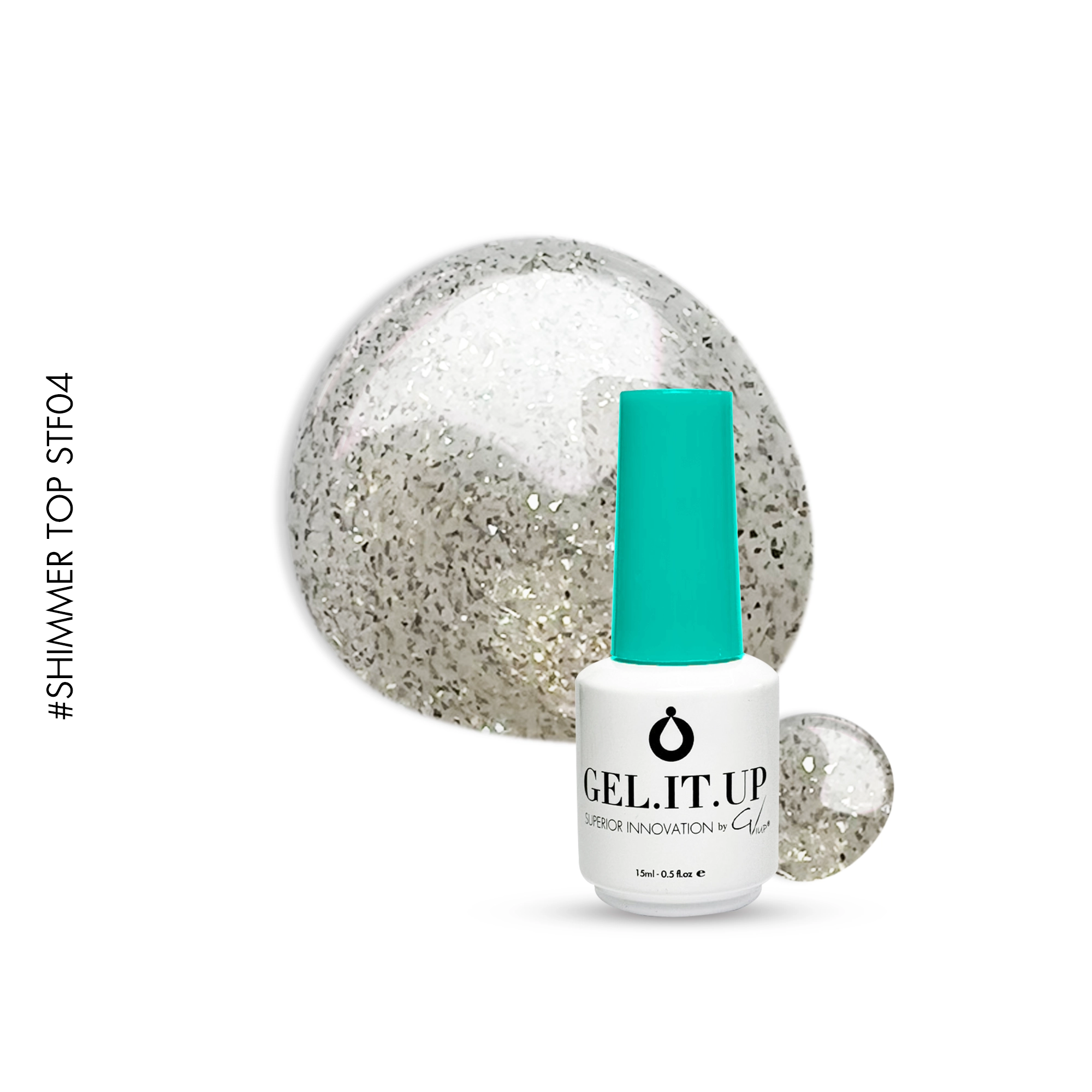 Gel It Up Russian Formula Gel Polish Shimmer Top STF04