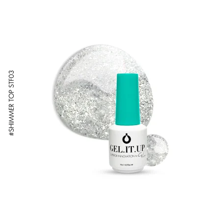 Gel It Up Russian Formula Gel Polish Shimmer Top STF03