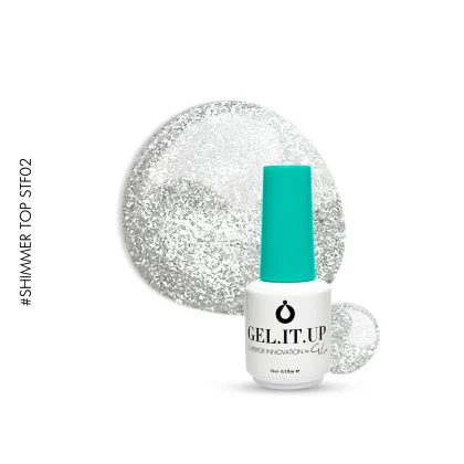 Gel It Up Russian Formula Gel Polish Shimmer Top STF02