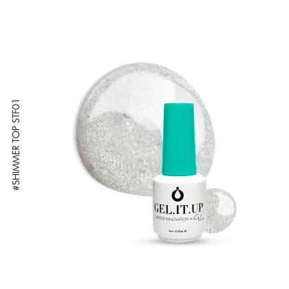 Gel It Up Russian Formula Gel Polish Shimmer Top STF01