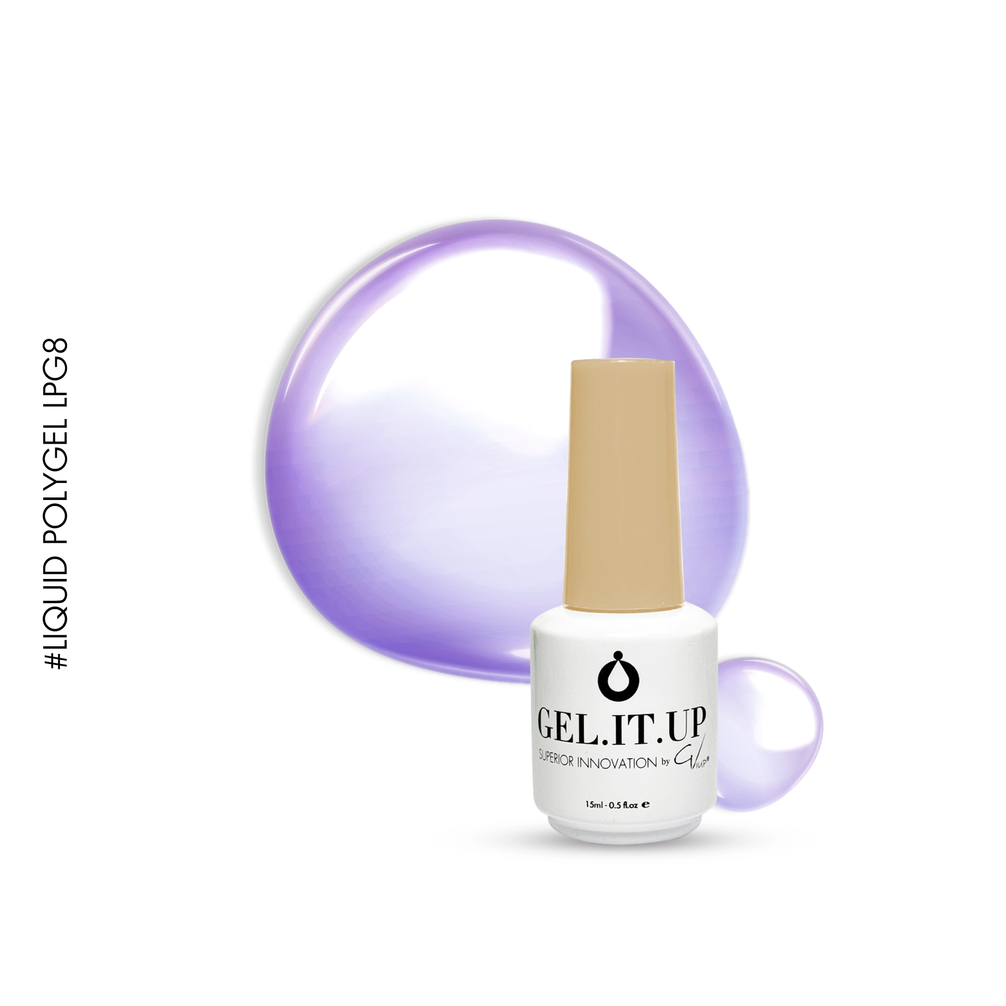 Gel It Up LPG8 - Liquid Polygel Blue
