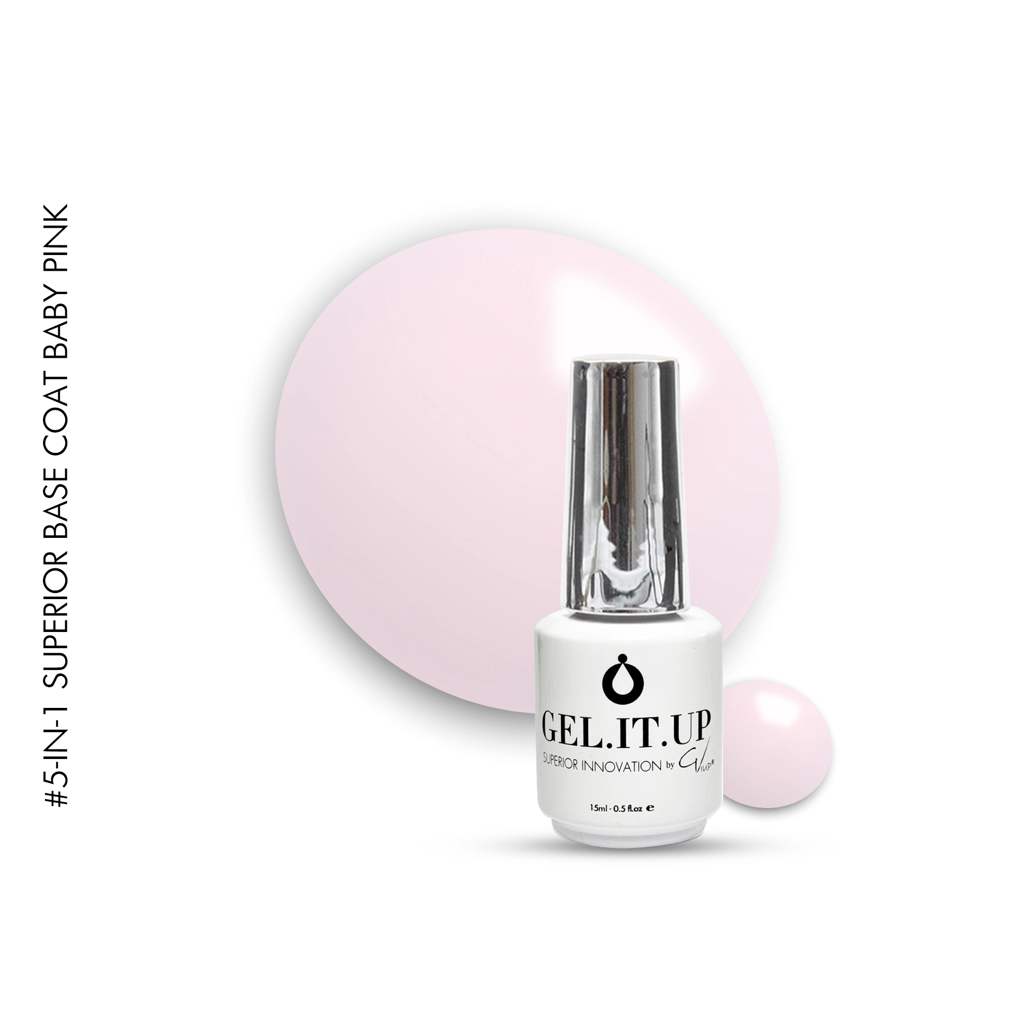 Gel It Up 5-in-1 Superior Base Coat Baby Pink