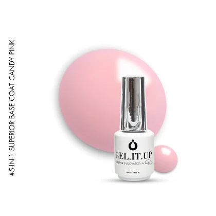 Gel It Up 5-in-1 Superior Base Coat Candy Pink