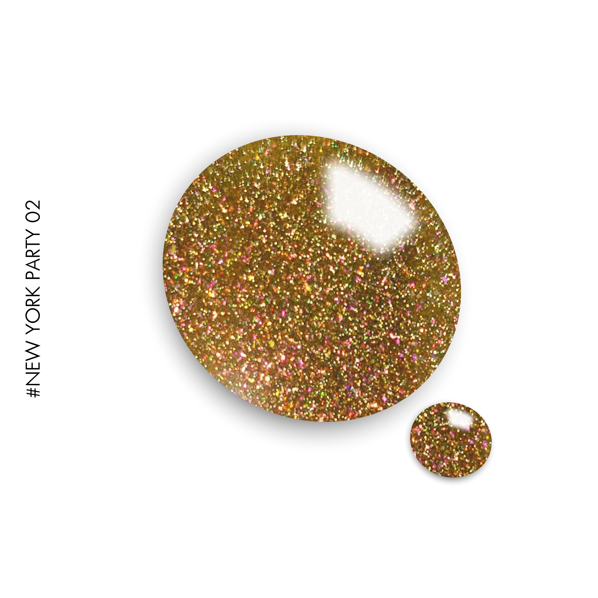 Gel It Up Glitter & Shimmer Gel Polish New York Party #02