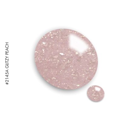 Gel It Up Glitter & Shimmer Gel Polish 2145A Glitzy Peach