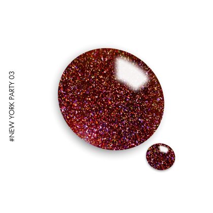 Gel It Up Glitter & Shimmer Gel Polish New York Party #03