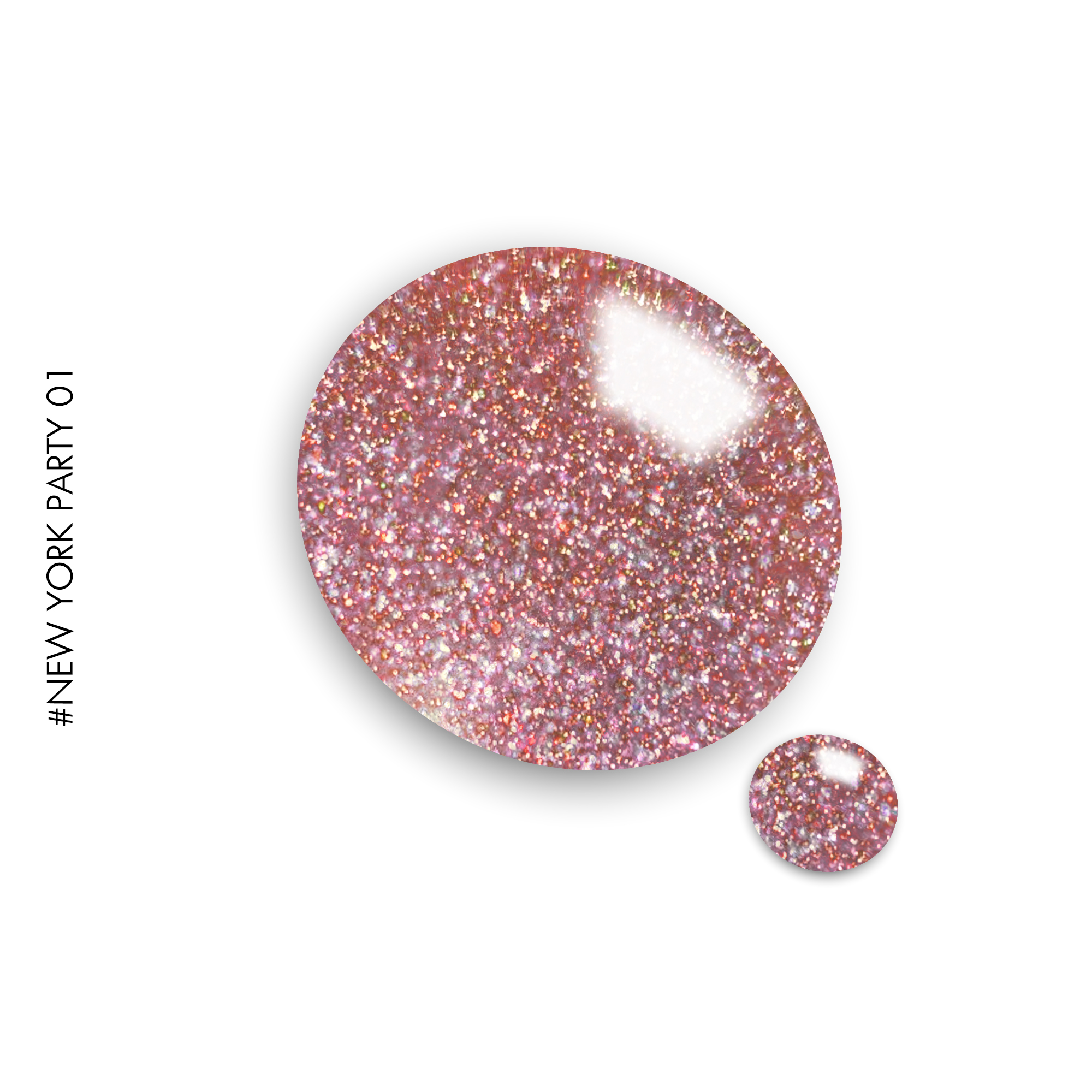 Gel It Up Glitter & Shimmer Gel Polish New York Party #01