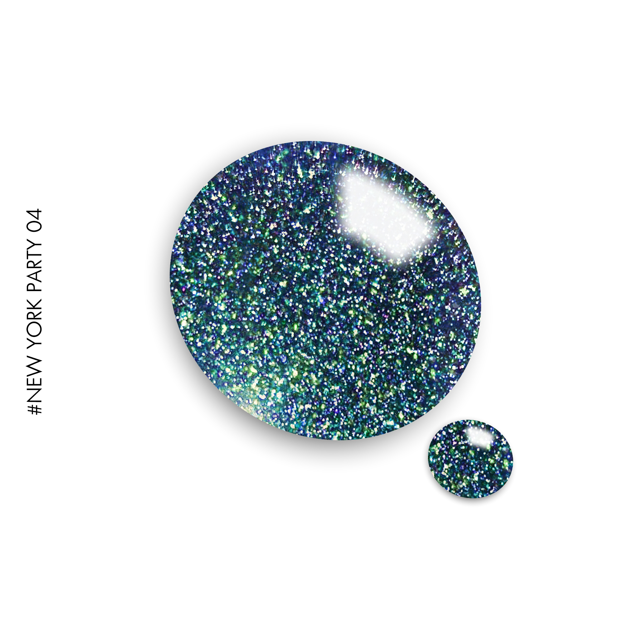 Gel It Up Glitter & Shimmer Gel Polish New York Party #04