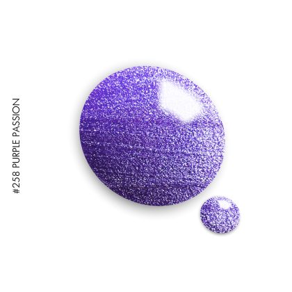 Gel It Up Glitter & Shimmer Gel Polish 258 Purple Passion