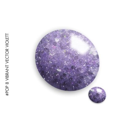Gel It Up Glitter & Shimmer Gel Polish #8 Vibrant Vector Violett