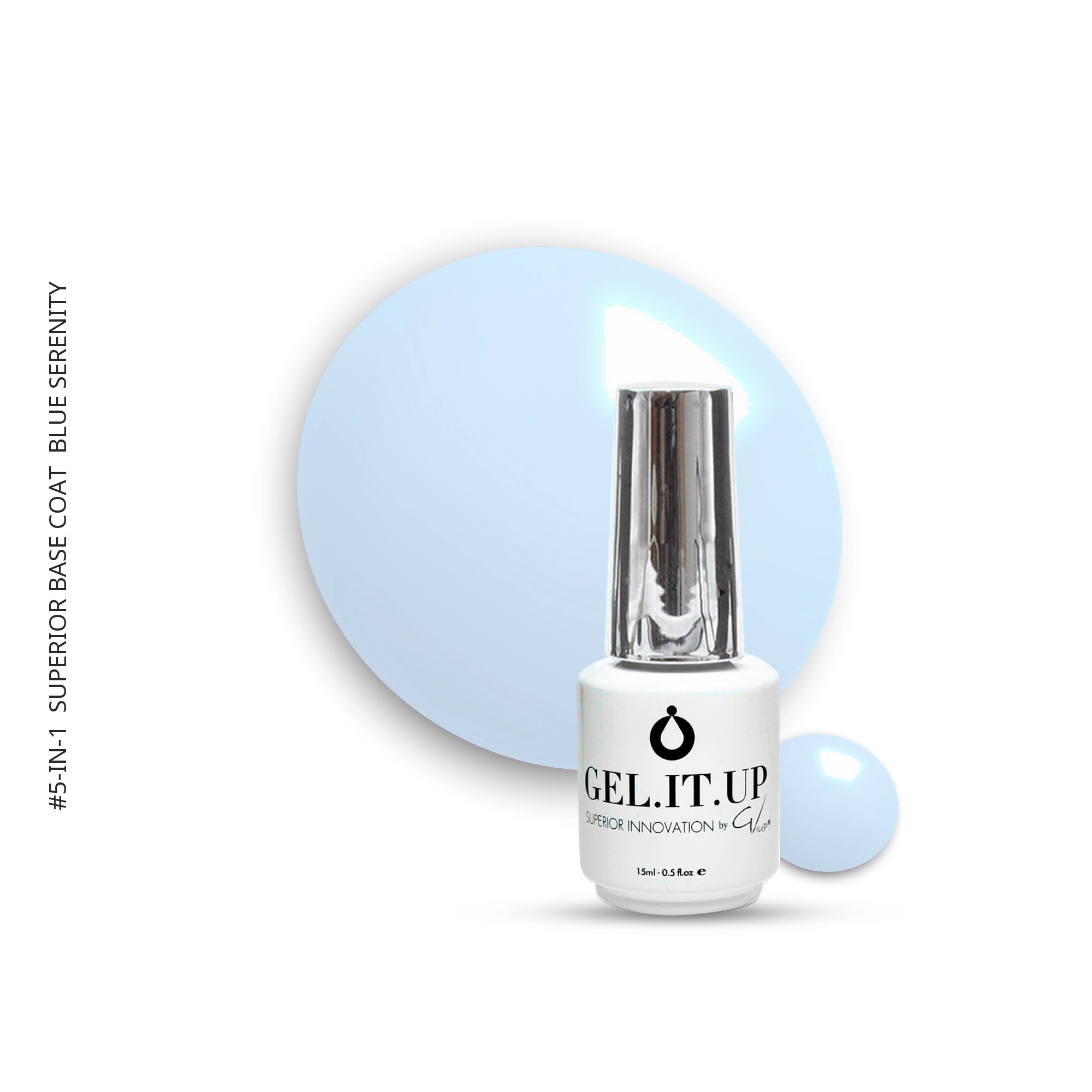 Gel It Up 5-in-1 Superior Base Coat Blue Serenity