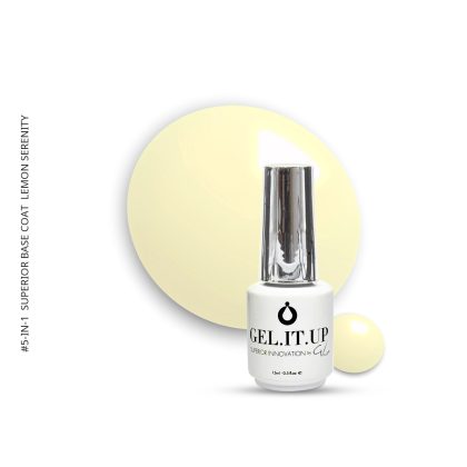 Gel It Up 5-in-1 Superior Base Coat Lemon Serenity