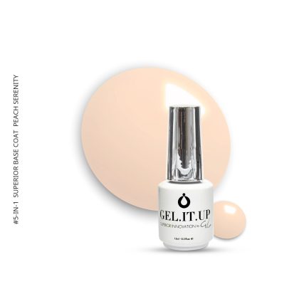 Gel It Up 5-in-1 Superior Base Coat Peach Serenity