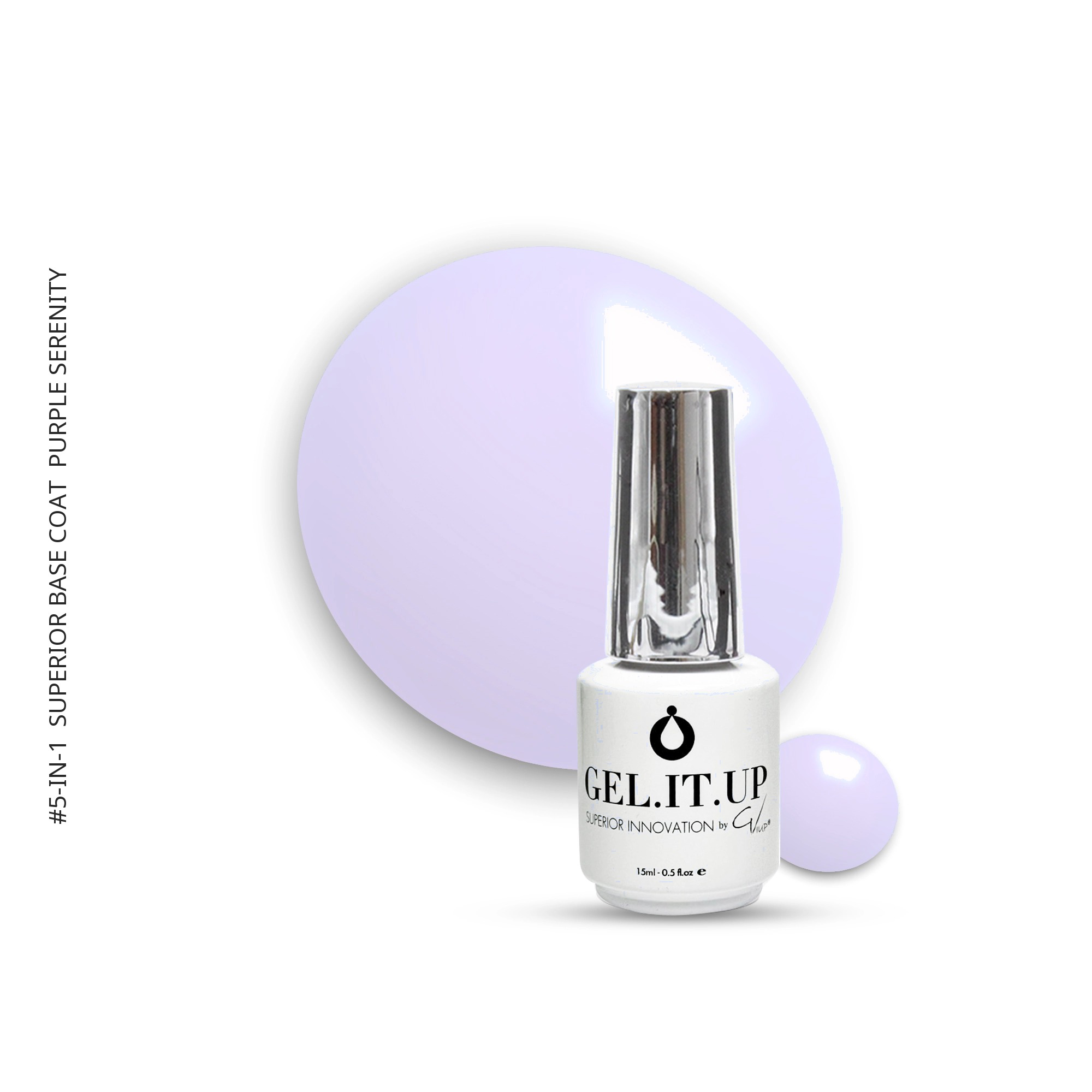 Gel It Up 5-in-1 Superior Base Coat Purple Serenity