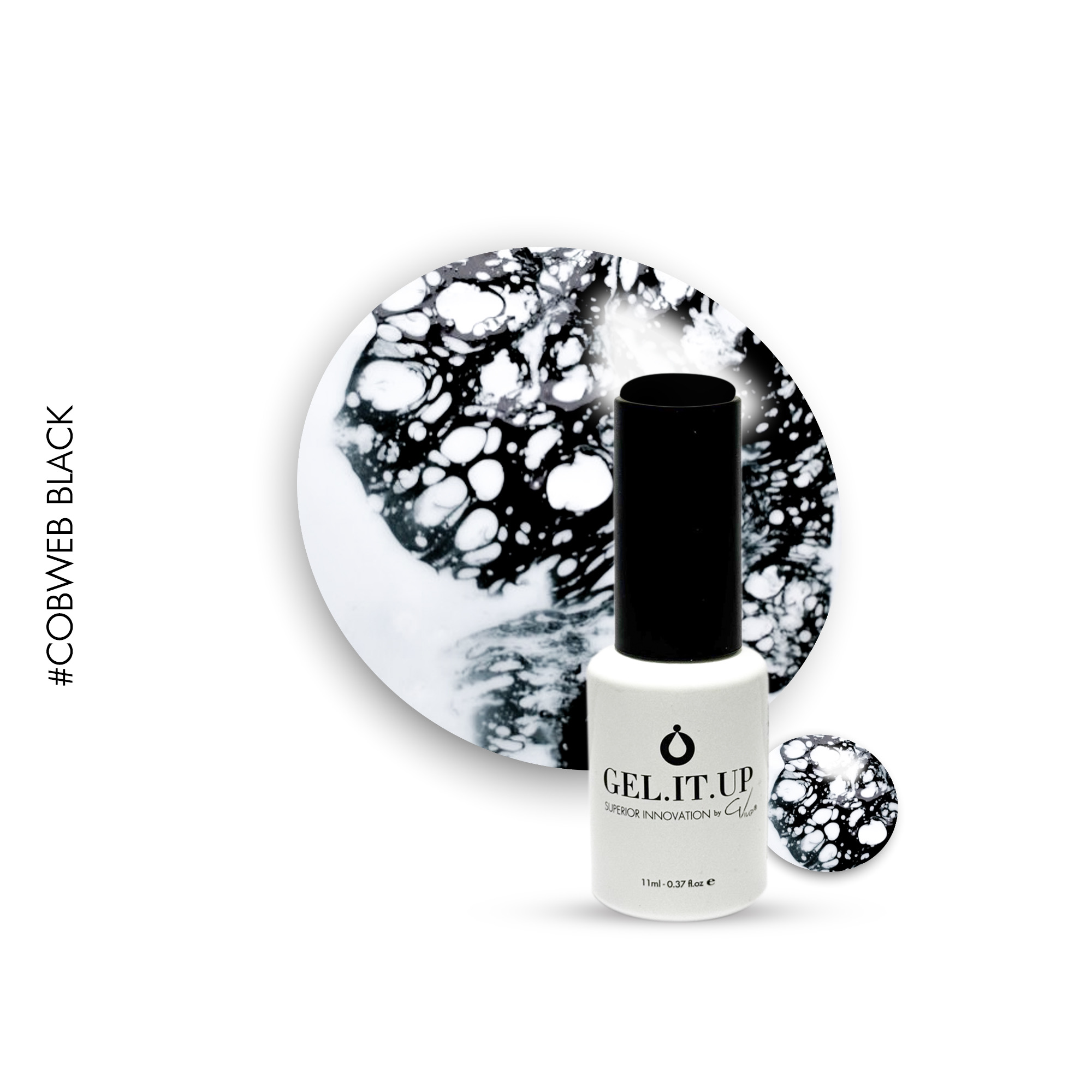 Gel It Up Cobweb Black