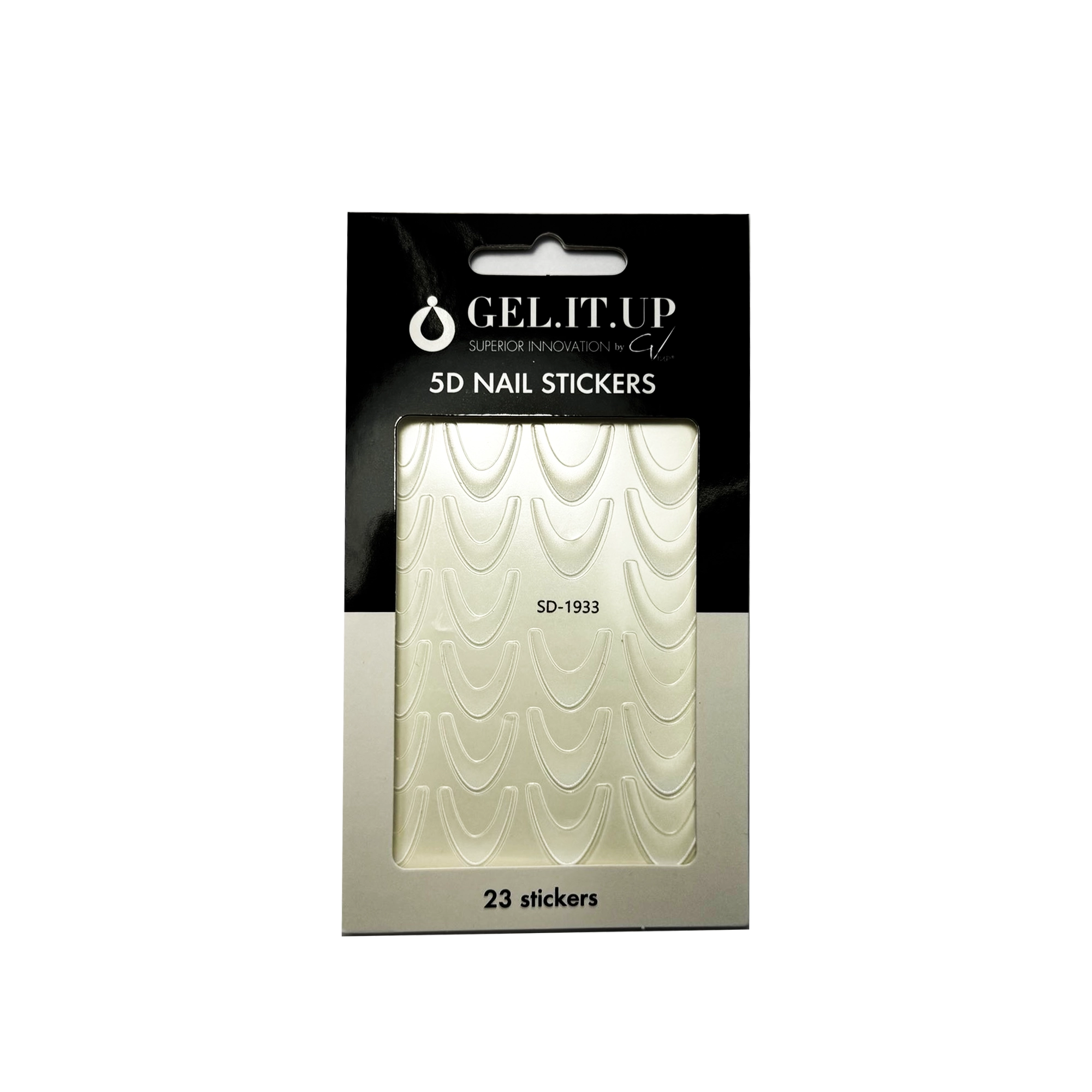 Gel It Up 5D Nail Stickers Μαύρο - Image 2