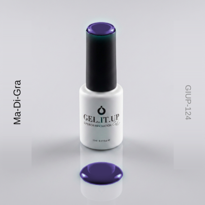 Gel It Up Russian Formula Gel Polish 124 Ma-Di-Gra