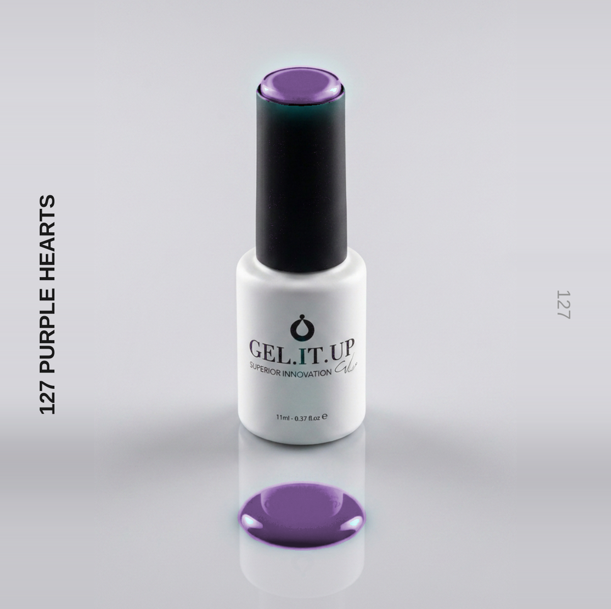 Gel It Up Russian Formula Gel Polish 127 Purple Hearts