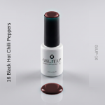 Gel It Up Russian Formula Gel Polish 16 Black Hot Chilli Peppers