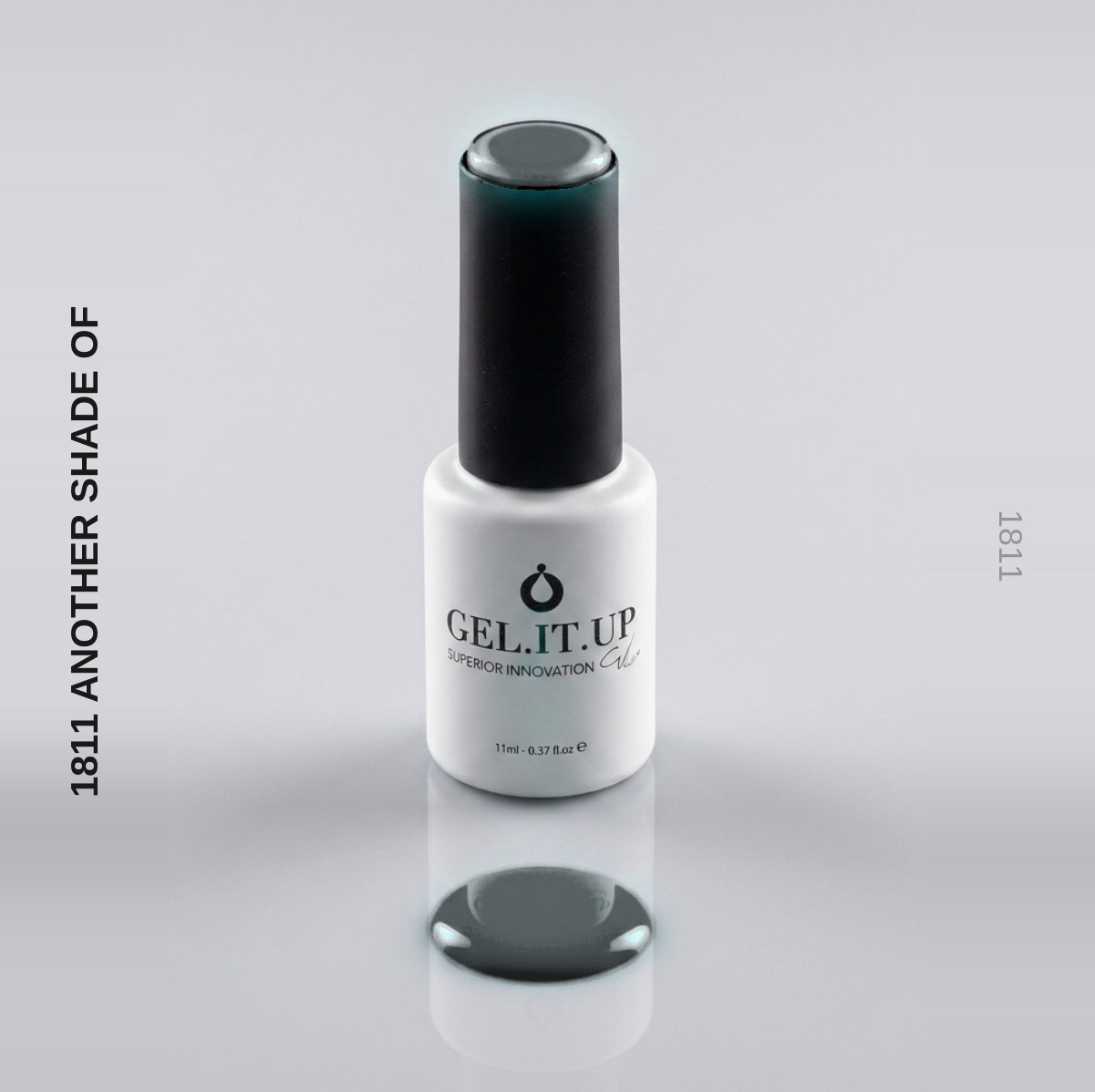 Gel It Up Russian Formula Gel Polish 1811 Another Shade of Grey