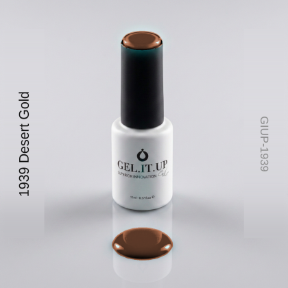 Gel It Up Glitter & Shimmer Gel Polish 1939 Desert Gold