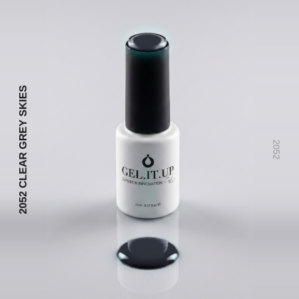 Gel It Up Russian Formula Gel Polish 2052 Clear Grey Skies