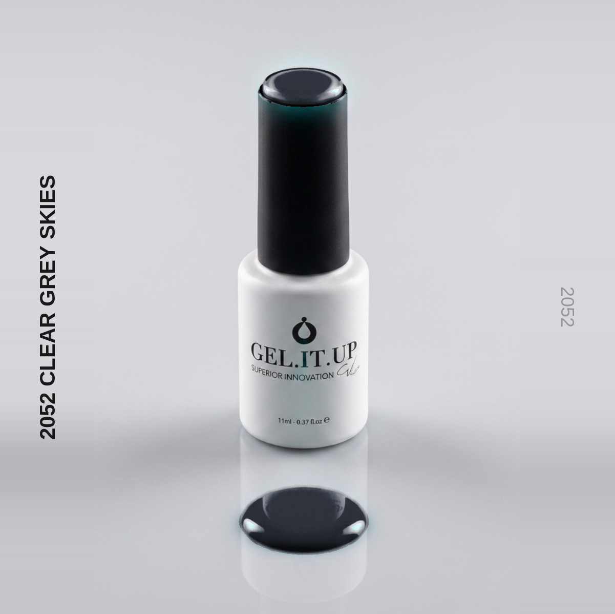 Gel It Up Russian Formula Gel Polish 2052 Clear Grey Skies