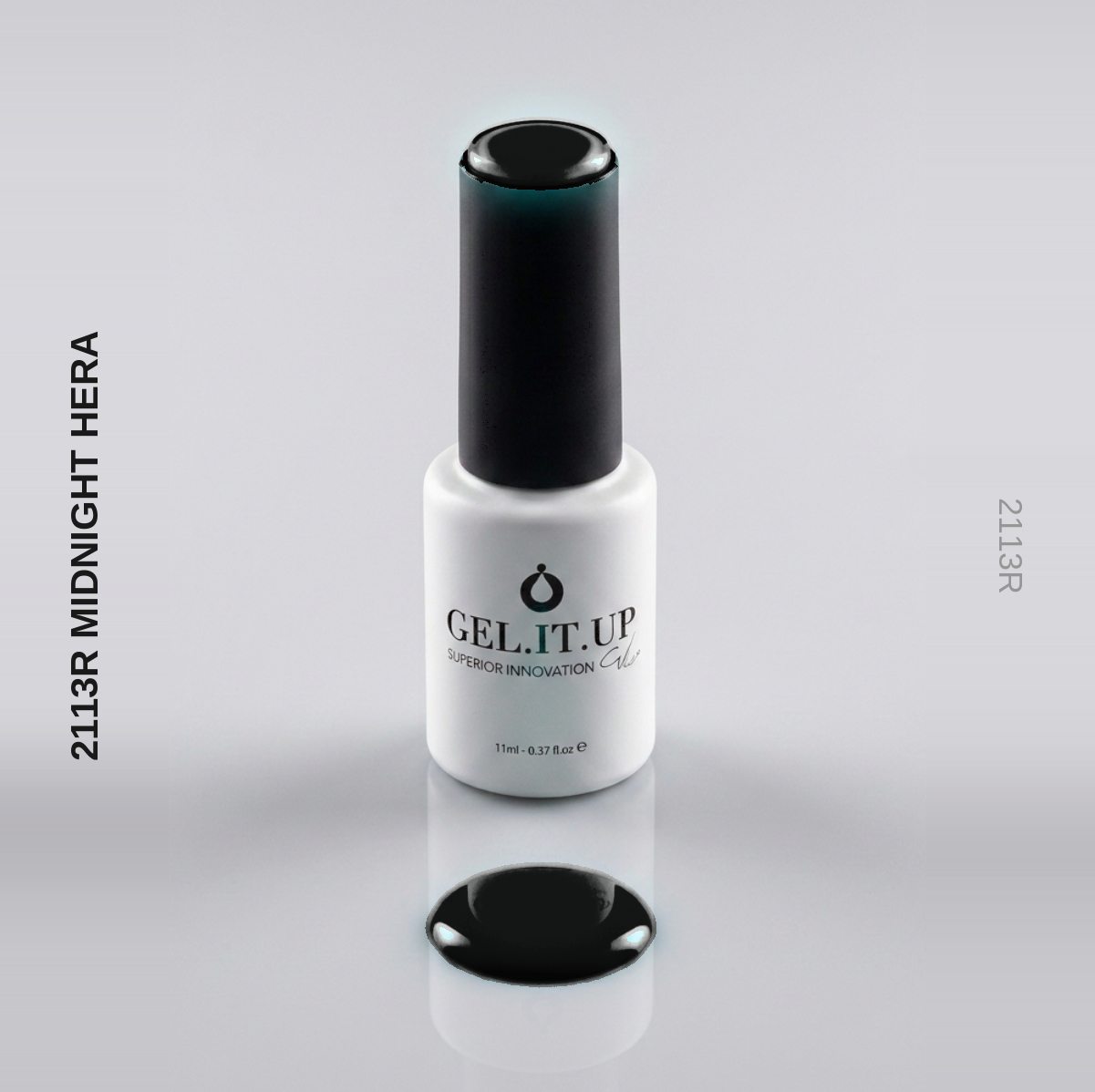 Gel It Up Glitter & Shimmer Gel Polish 2113R Midnight Hera