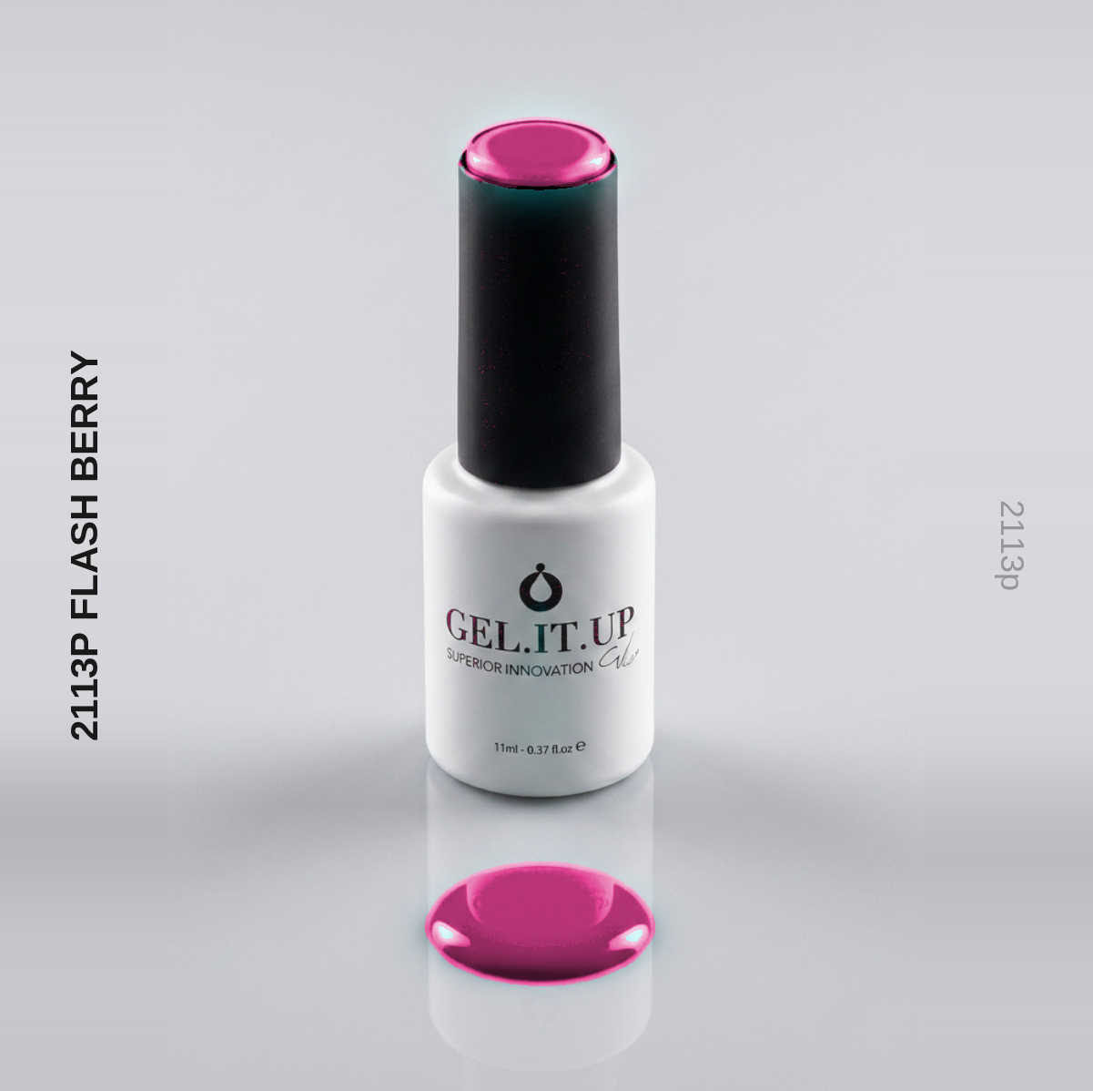 Gel It Up Russian Formula Gel Polish 2113P Flash Berry