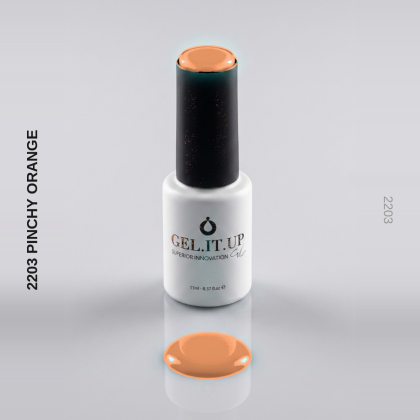 Gel It Up Russian Formula Gel Polish 2203 Pinchy Orange