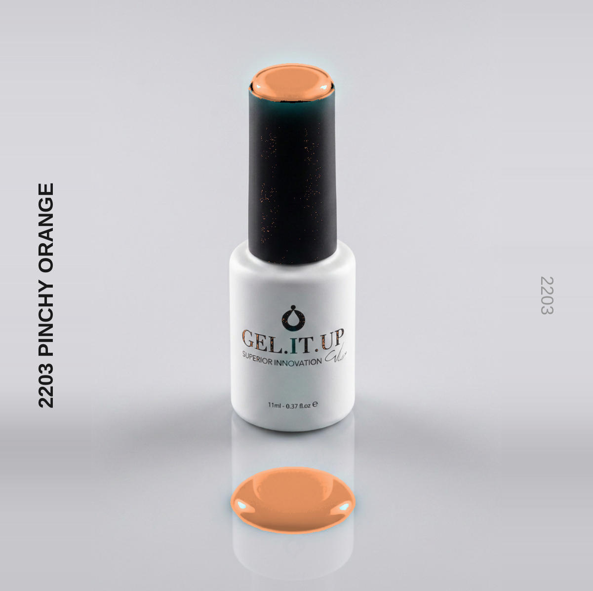Gel It Up Russian Formula Gel Polish 2203 Pinchy Orange