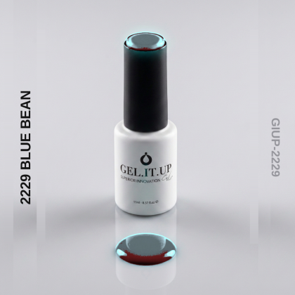 Gel It Up Russian Formula Gel Polish 2229 Blue Bean