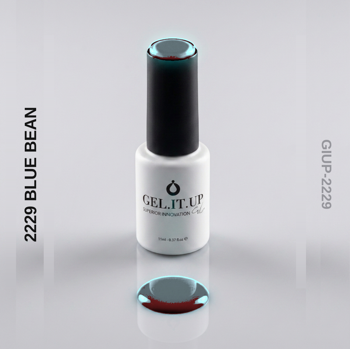 Gel It Up Russian Formula Gel Polish 2229 Blue Bean