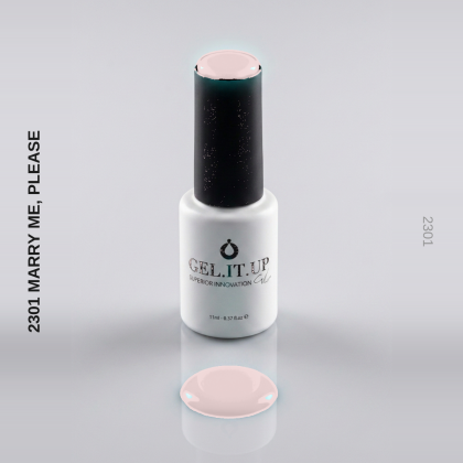 Gel It Up Glitter & Shimmer Gel Polish 2301 Marry me, Please